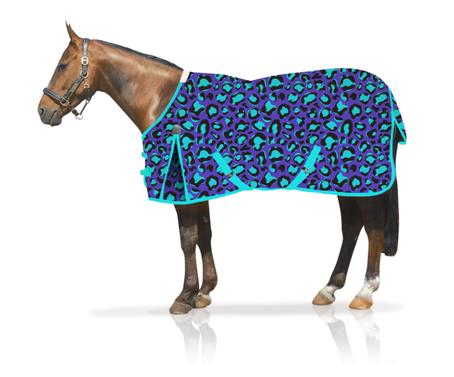 Manta de Exterior Jeffers Expression 1200D para Caballos de Tiro, 240 g | Impermeable, Transpirable y Diseño Seguro
