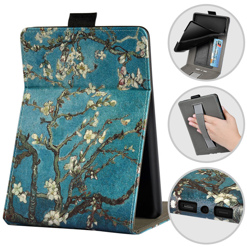 Handheld Protective Case Youth Version 6-inch Painted Leather Case