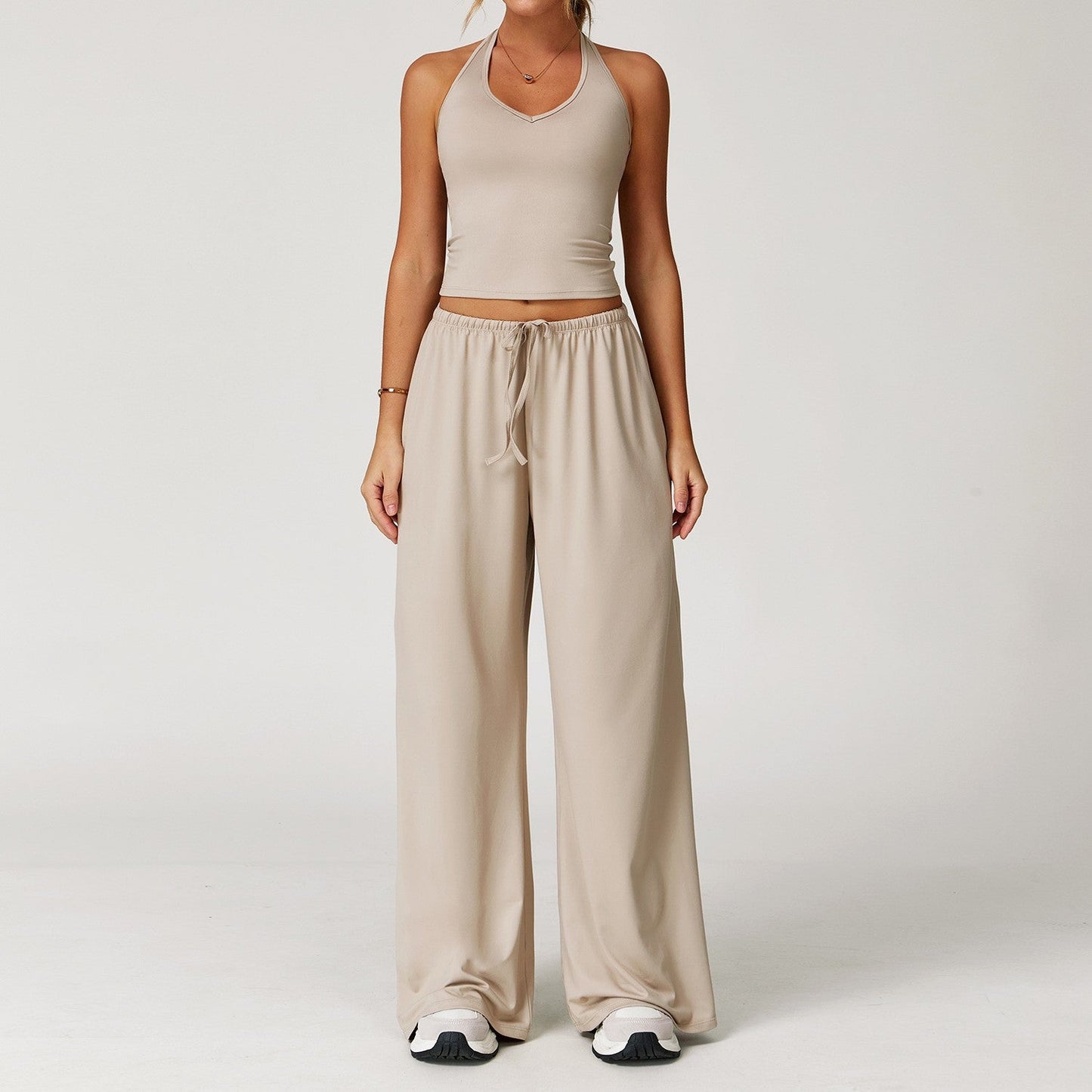 Yoga Set Quick-Drying Back-Smoothing Halter-Neck Sports Outfit