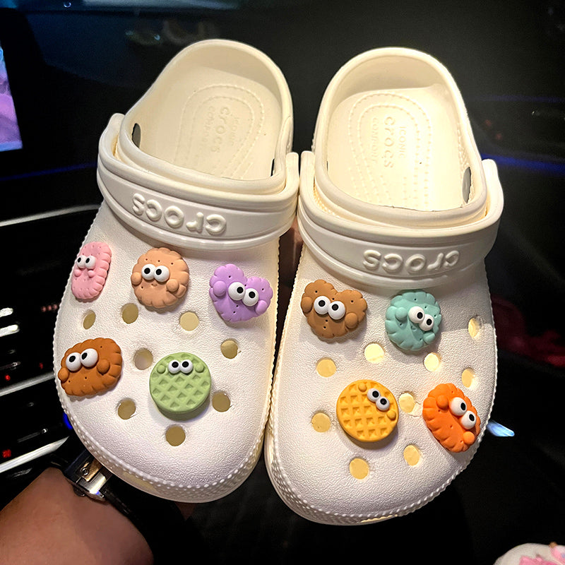 Biscuit Hole Shoes Accessories Shoe Buckle Diy Shoe Flower Decoration Accessories