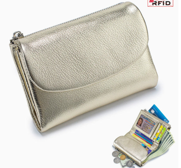 Women's Short Wallet with Soft Slouchy Shape