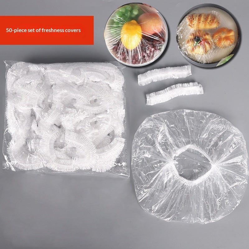 Wall-Mounted Punch-Free Storage Box For Fresh-Keeping Bags And Cling Film In The Kitchen