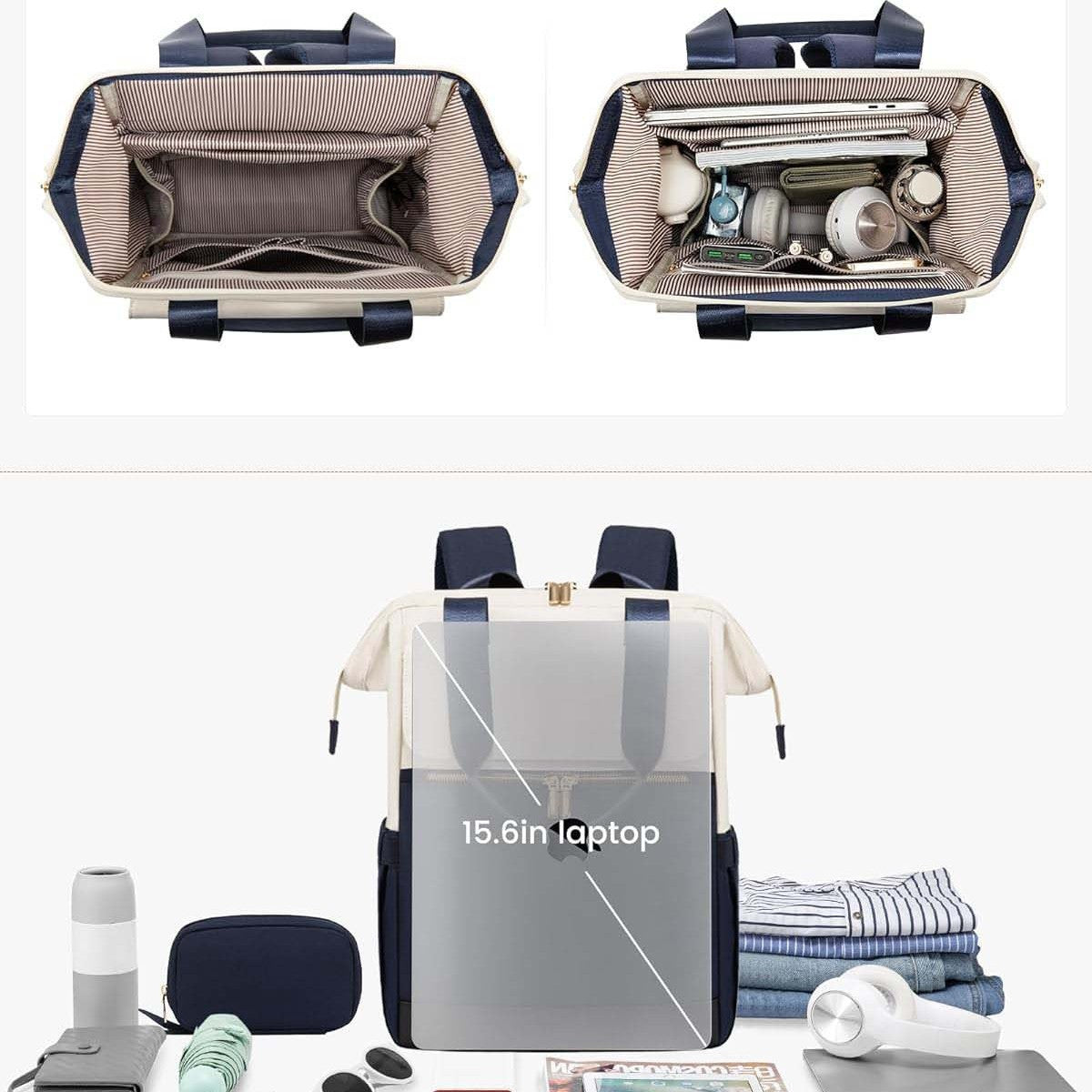 Travel Travel Laptop Large Capacity Luggage Contrast Color Backpack