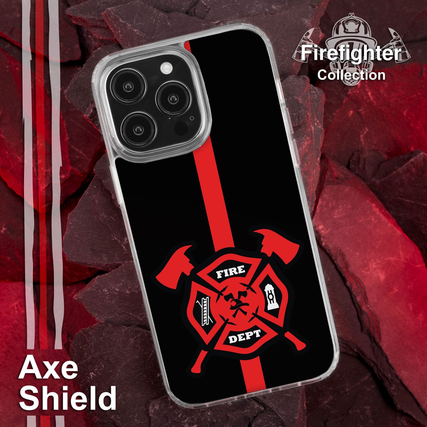 Firefighter HD Apple iPhone 12 Mag-Safe Phone Case