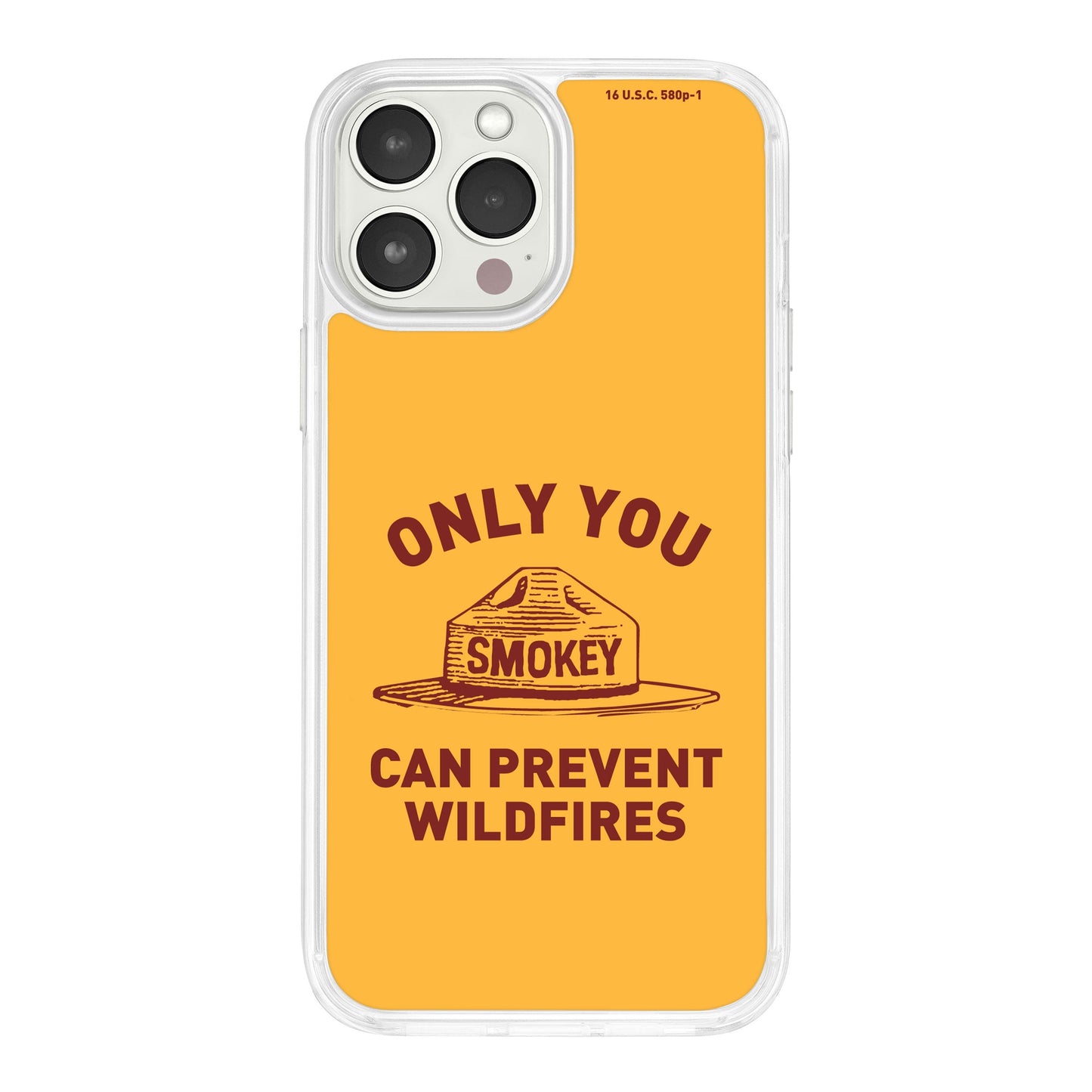 Smokey Bear Classic HD Apple iPhone 13 Series Mag-Safe Phone Case