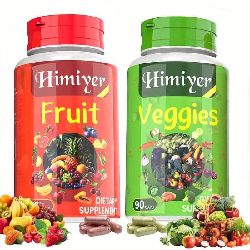 2-Pack: 90-Day Fruit and Veggie Supplements Bundle