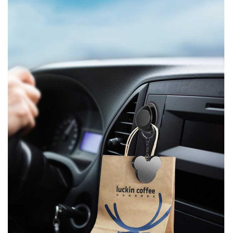 2 Pcs Simple Car Small Hooks Cartoon Decorative Cute Car Dashboard Hook Mini Hanger for Mask Heart Adhesive Hook for Hat Coat Towel Wall Hanging Multi Vehicle Sticky Hooks Durable Holder Automobile Styling Interior Organizer Ornaments Hook