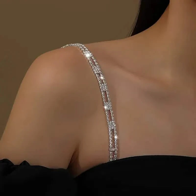 2-Piece Set: Elegant & Sexy Rhinestone Bra Straps
