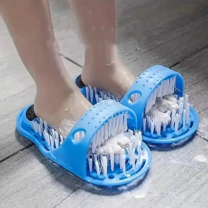 2-Piece Set: Foot Washing Brush Foot Scrub with Suction Cup
