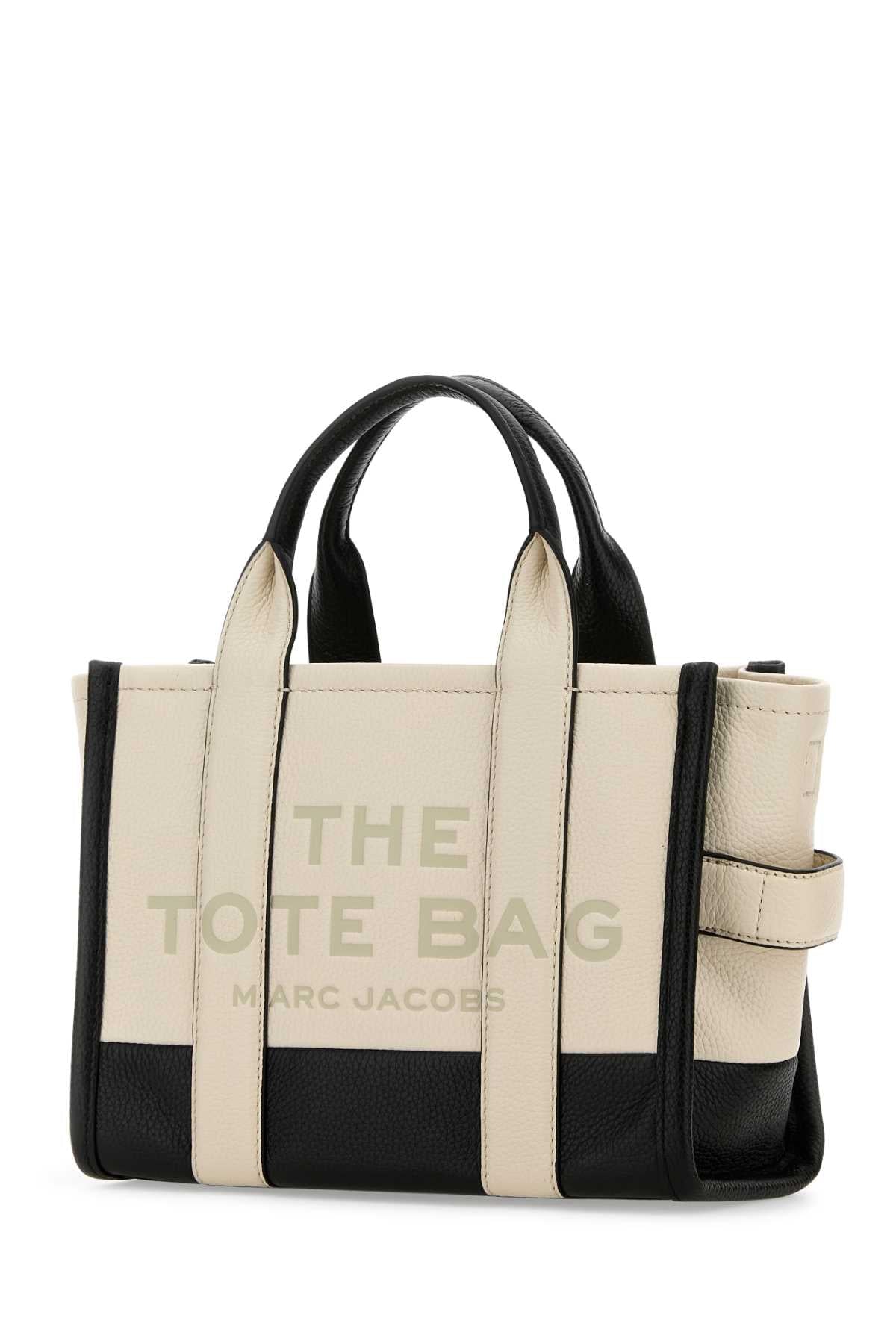 Marc Jacobs Women Two-Tone Leather Small The Tote Bag Handbag