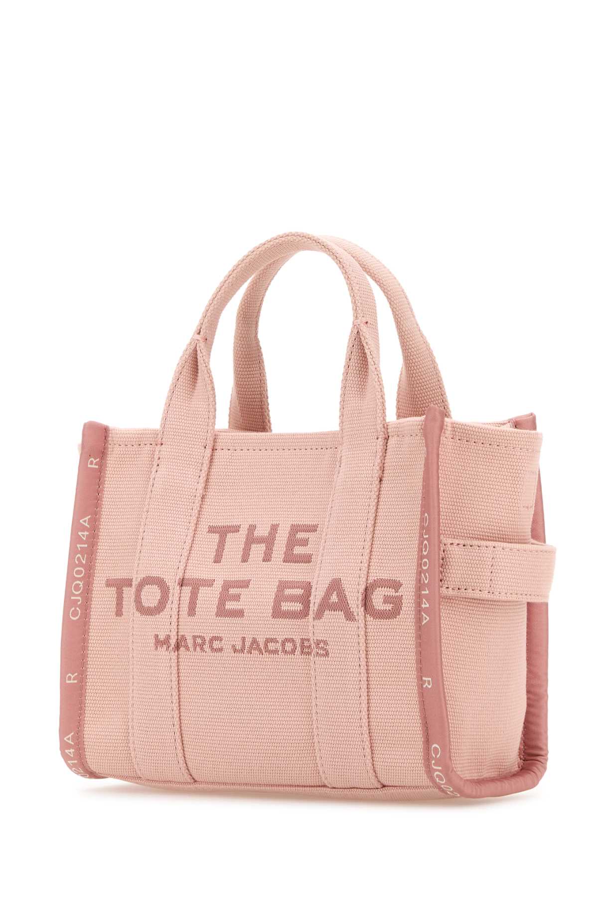 Marc Jacobs Women Pink Canvas Small The Tote Bag Handbag