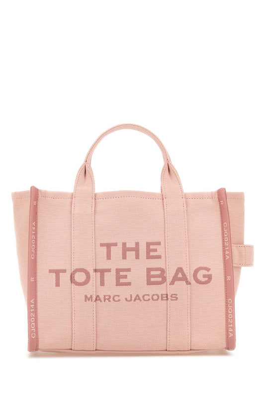 Marc Jacobs Women Pink Canvas The Tote Shopping Bag