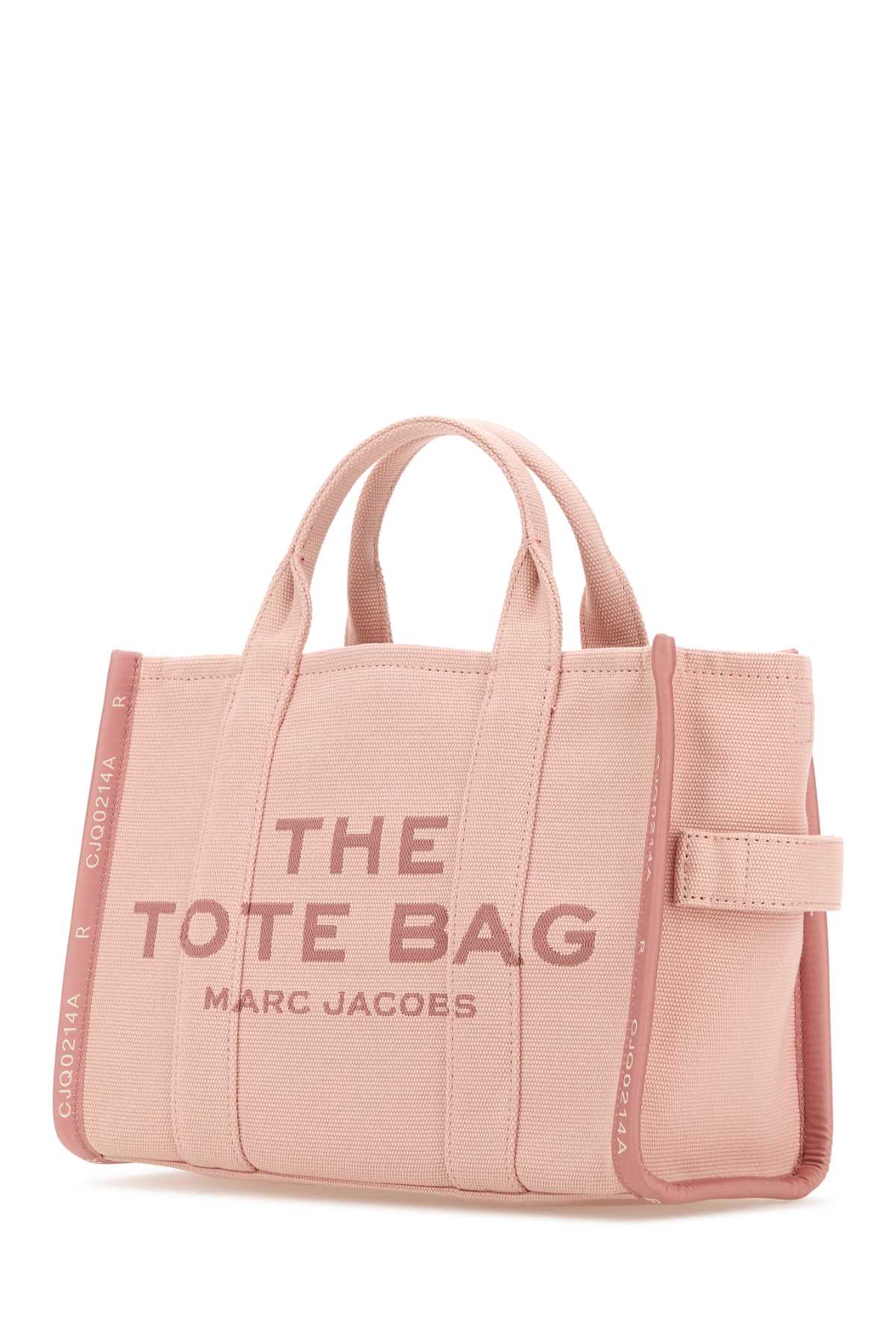 Marc Jacobs Women Pink Canvas The Tote Shopping Bag