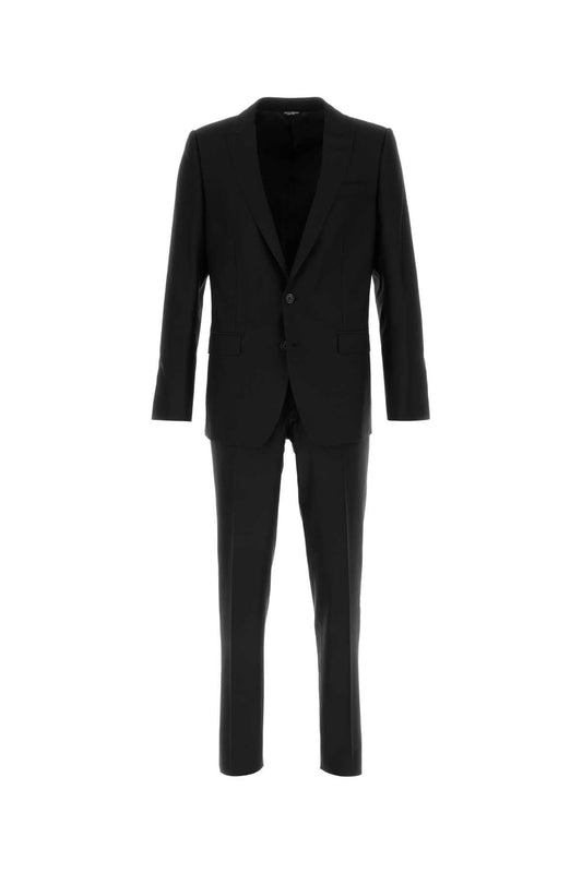 Traje Dolce & Gabbana de mezcla de lana negra para hombre