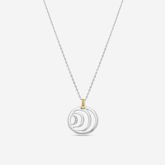 Damiani 18K Whıte Gold Diamond Pendant Necklace 20023976