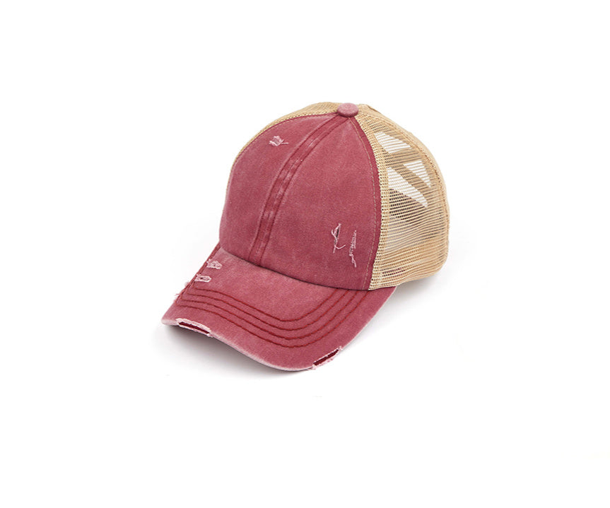 Gorras de cola de caballo cruzadas CC