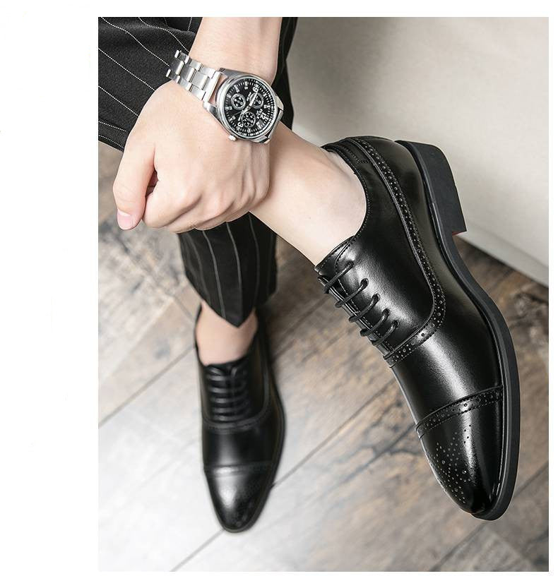 Men's Pointed Leather Boots