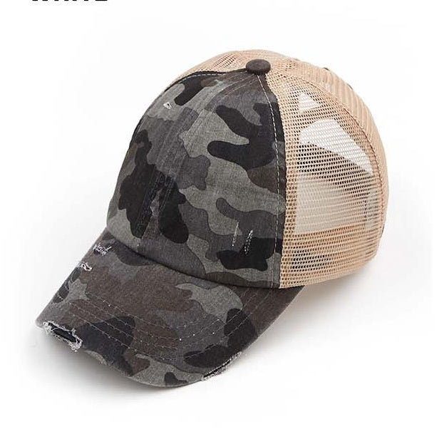 Gorras de cola de caballo cruzadas CC