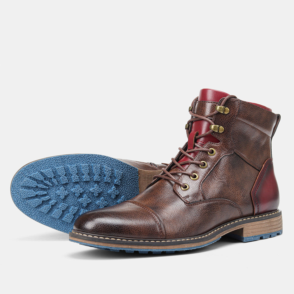 Men's Red Tooling Boots