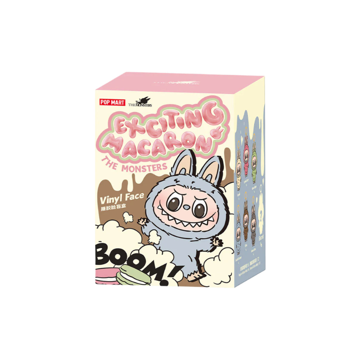 Pop Mart Labubu The Monsters Exciting Macaron Vinyl Plush Pendant Single Blind Box