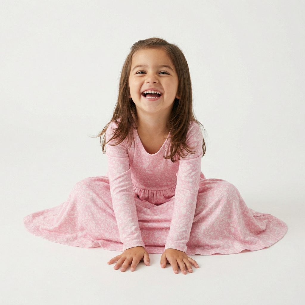 Vestido estilo tutú de bambú Petite Fleur