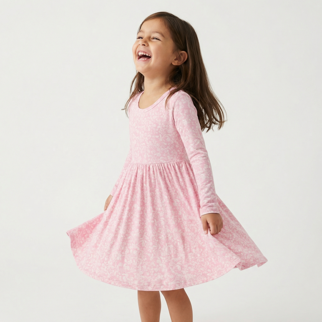 Vestido estilo tutú de bambú Petite Fleur