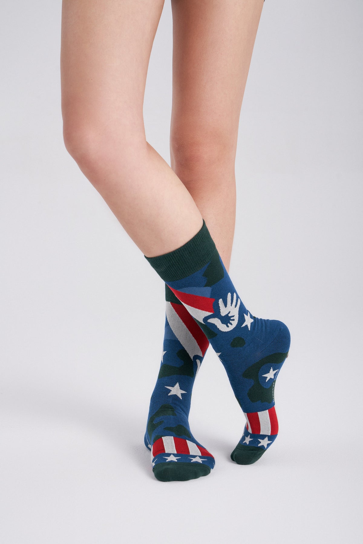6-Pack Collectible Art Crew Socks – Veterans & Military Families
