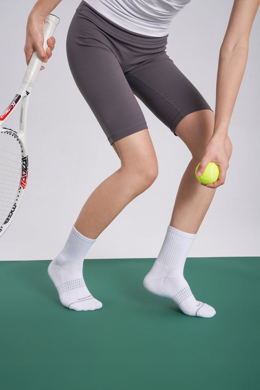 Paquete de 12 calcetines deportivos 3D de tripulación para mujer