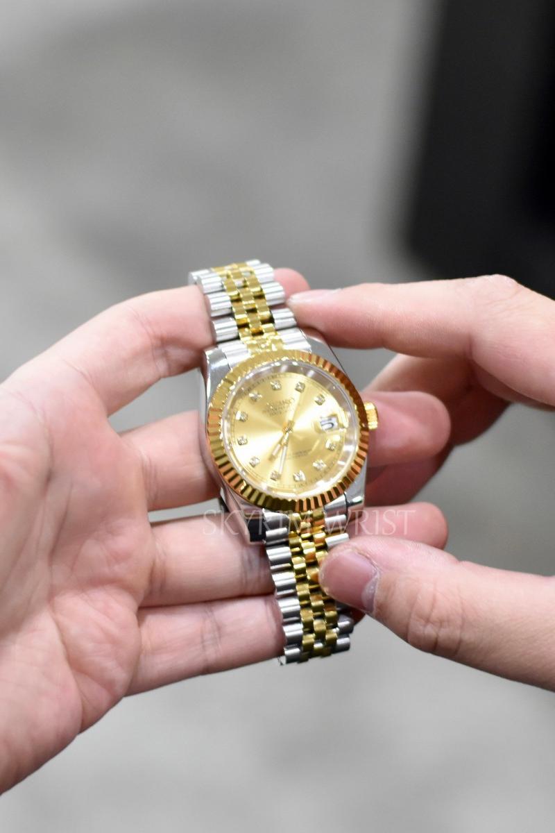 Mod Datejust Two-Tone Gold Diamond