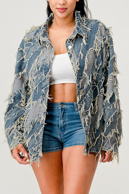 Be Creative Denim Jacket See size chart under “more details”