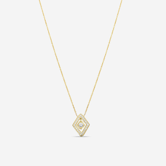 Roberto Coin 18K Yellow Gold Diamond Pendant Necklace 111483AYCHX0