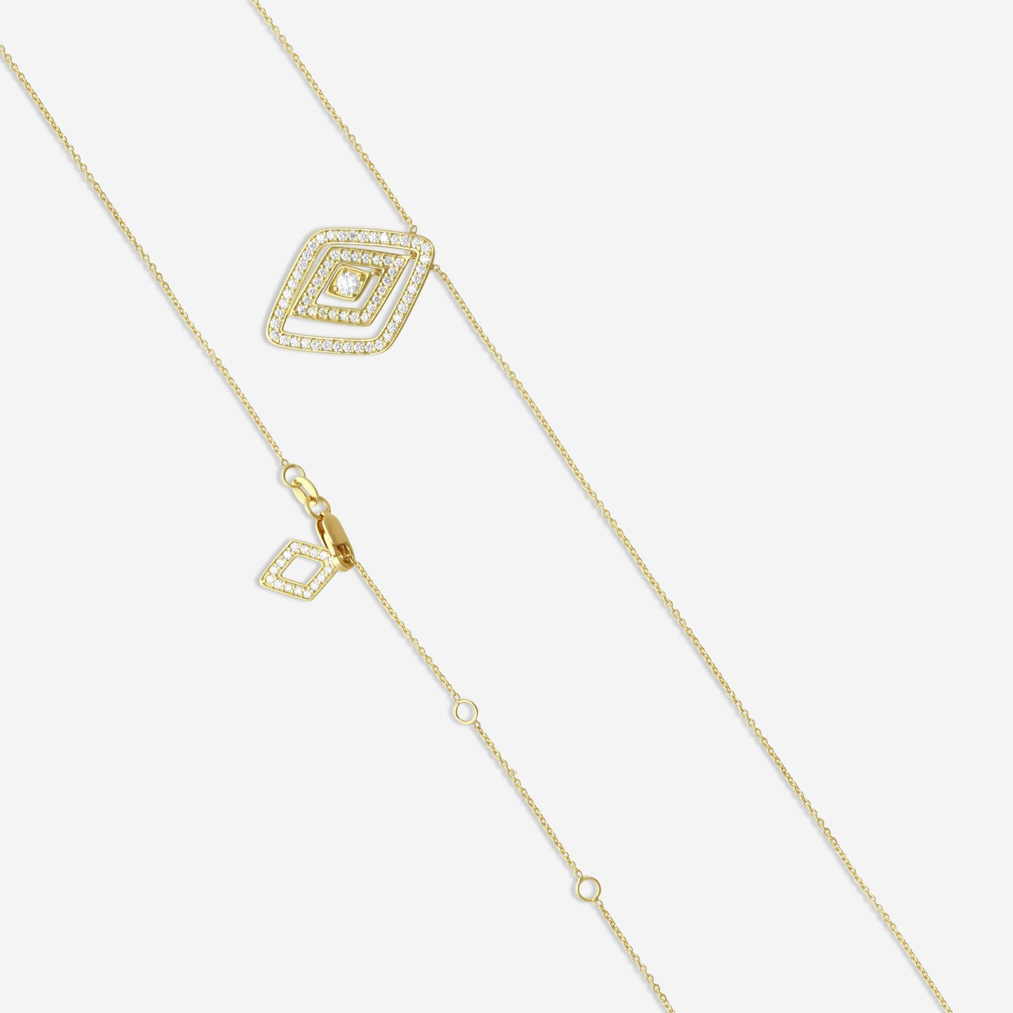 Roberto Coin 18K Yellow Gold Diamond Pendant Necklace 111484AYCHX0