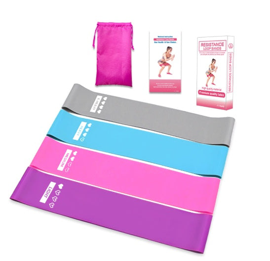 Bandas de Resistencia Selladas Elásticas para Glúteos, Deportes, Culturismo, Banda de Goma para Fitness, Gimnasio, Ligas, Equipo Deportivo, Mini Yoga