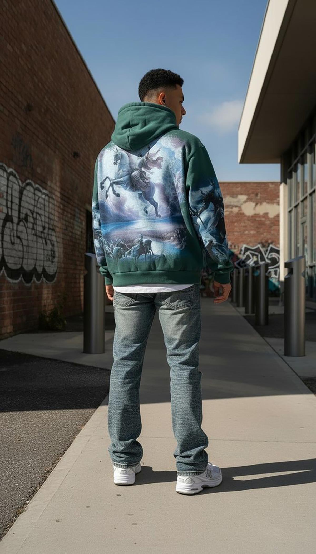 Stray prosperous pullover hoodie