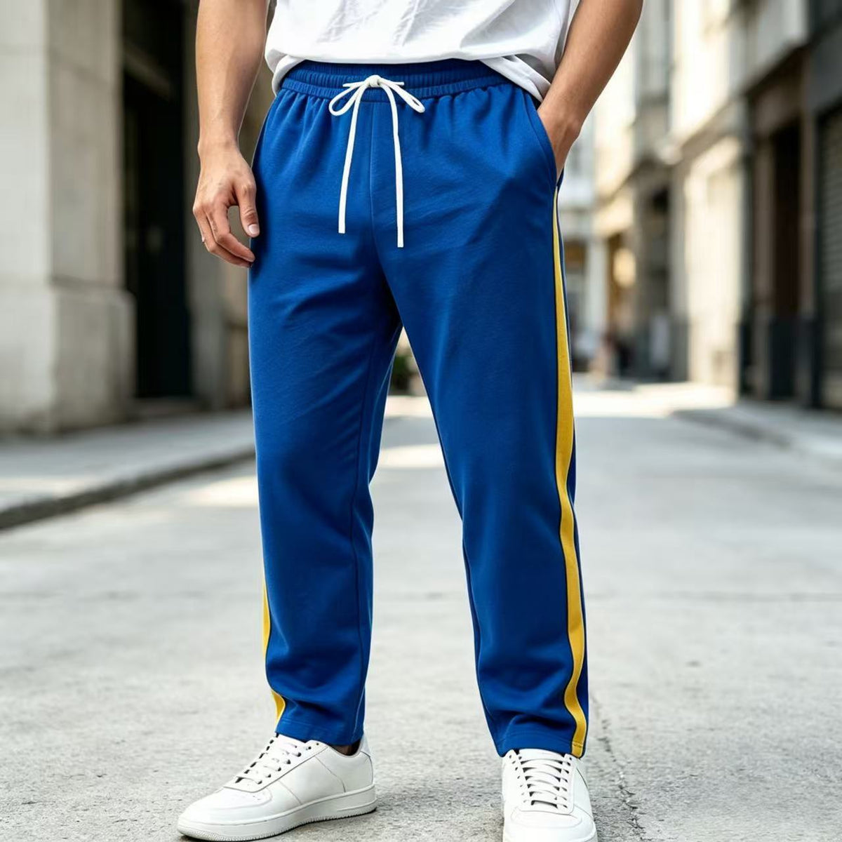 Men's Casual Multi-color Drawstring Sweatpants