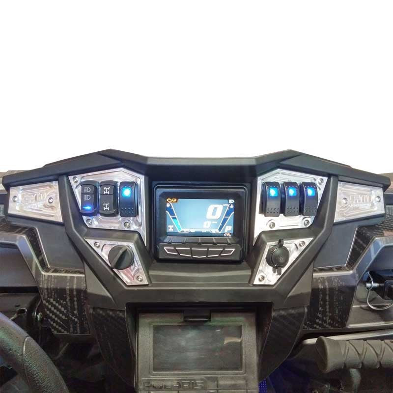 RZR Dash Panel Digital GPS 6 piece with switches