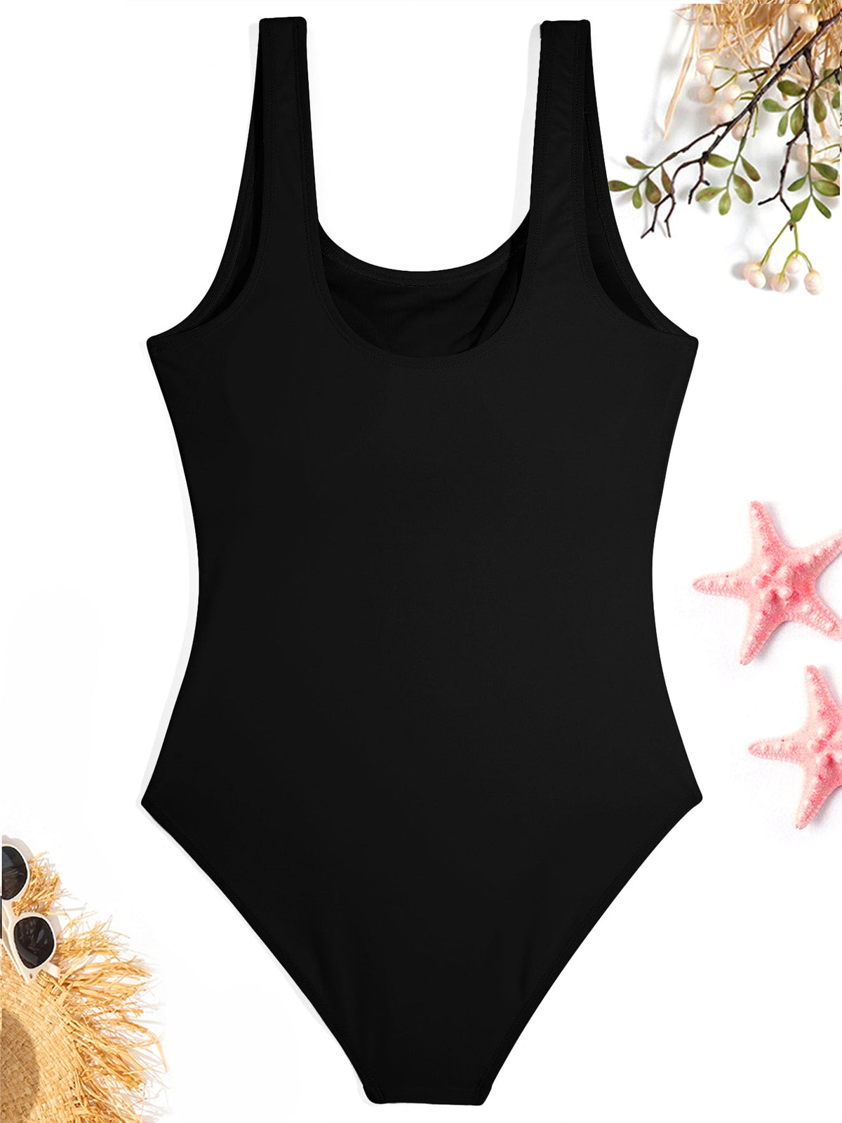 Golden Unicorn One-Piece Swimsuit for Women (Front Printing)