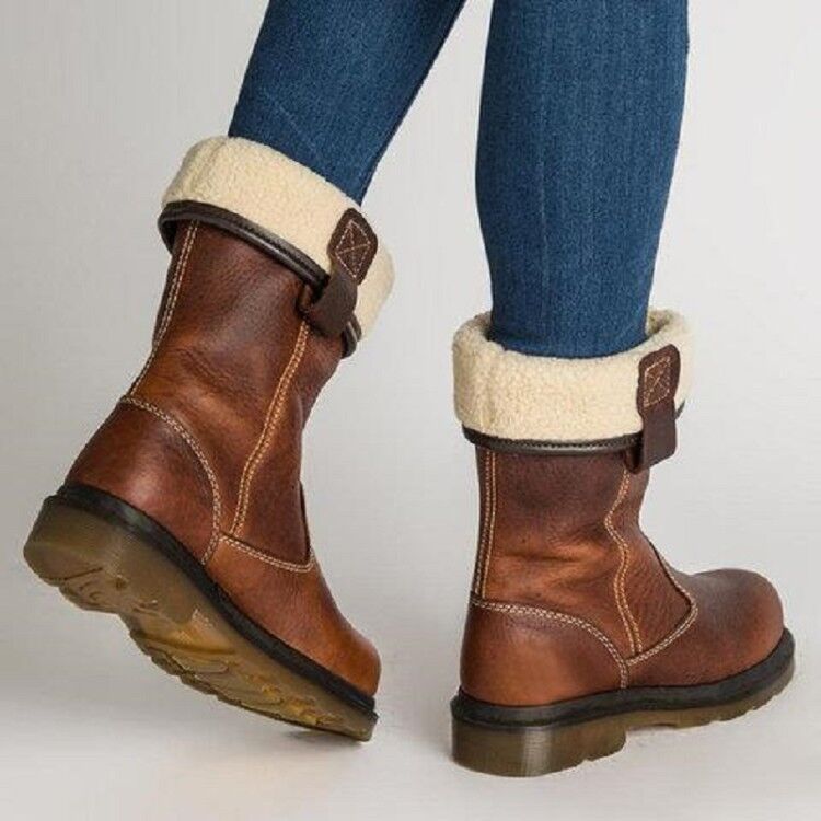 Women's Round-Toe Short Boots