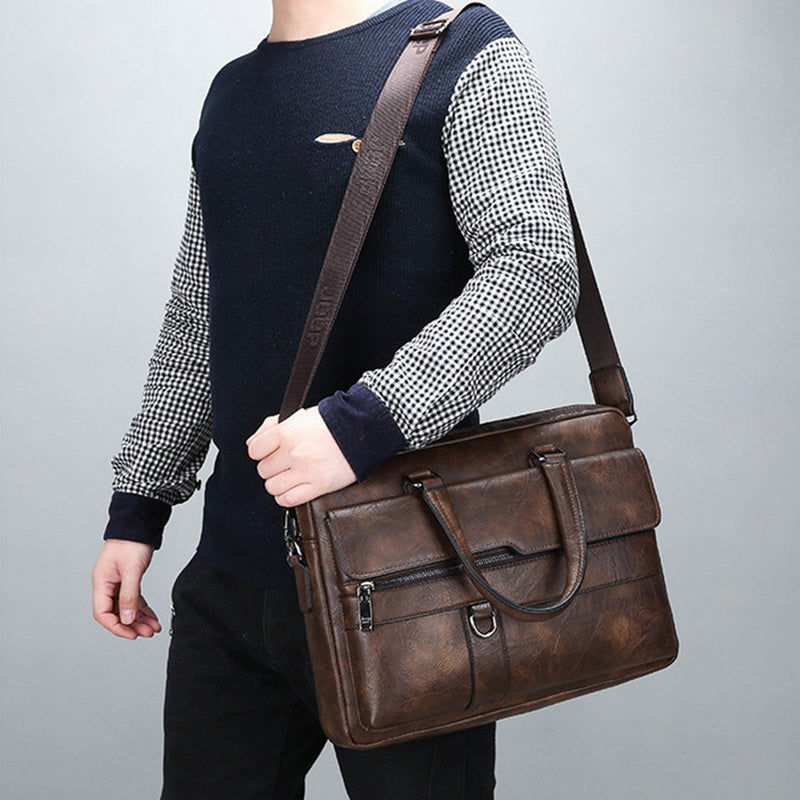 Men's Business Retro Crossbody Bag