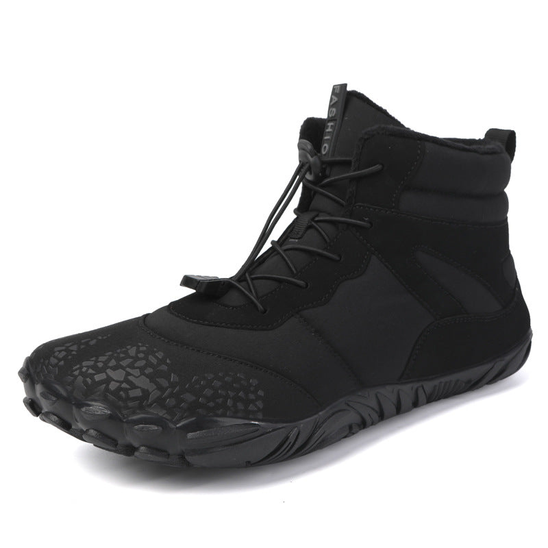 Unisex Fleece-Lined Waterproof High-Top Snow Boots