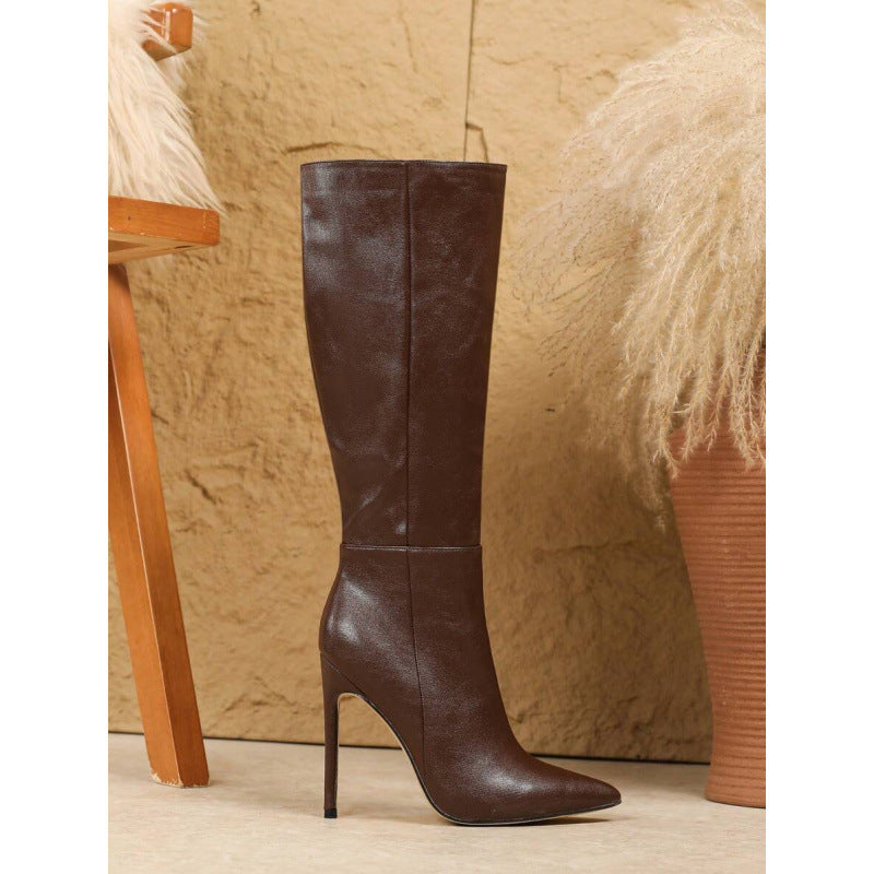 Pointed-toe Western Cowboy Boots