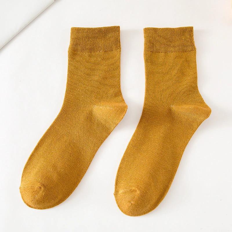 Men's Solid Color Socks