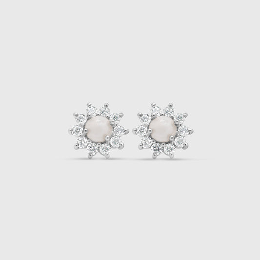 Sterling Silver Gem Studs