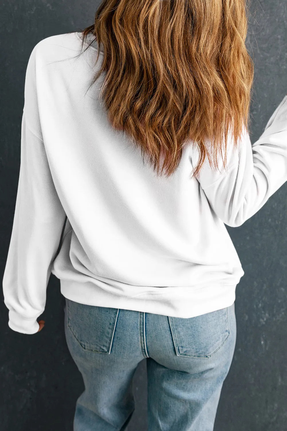 Sudadera de fútbol de cuello redondo y manga larga