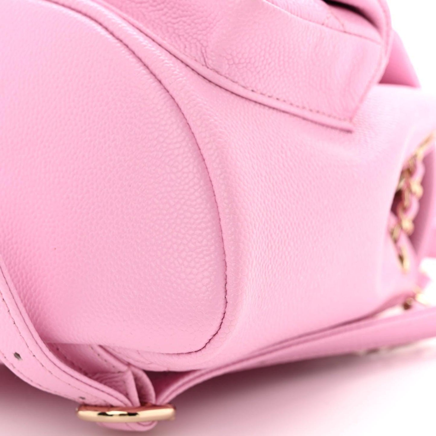 Chanel Shiny Caviar Quilted Small Duma Pockets Drawstring Backpack