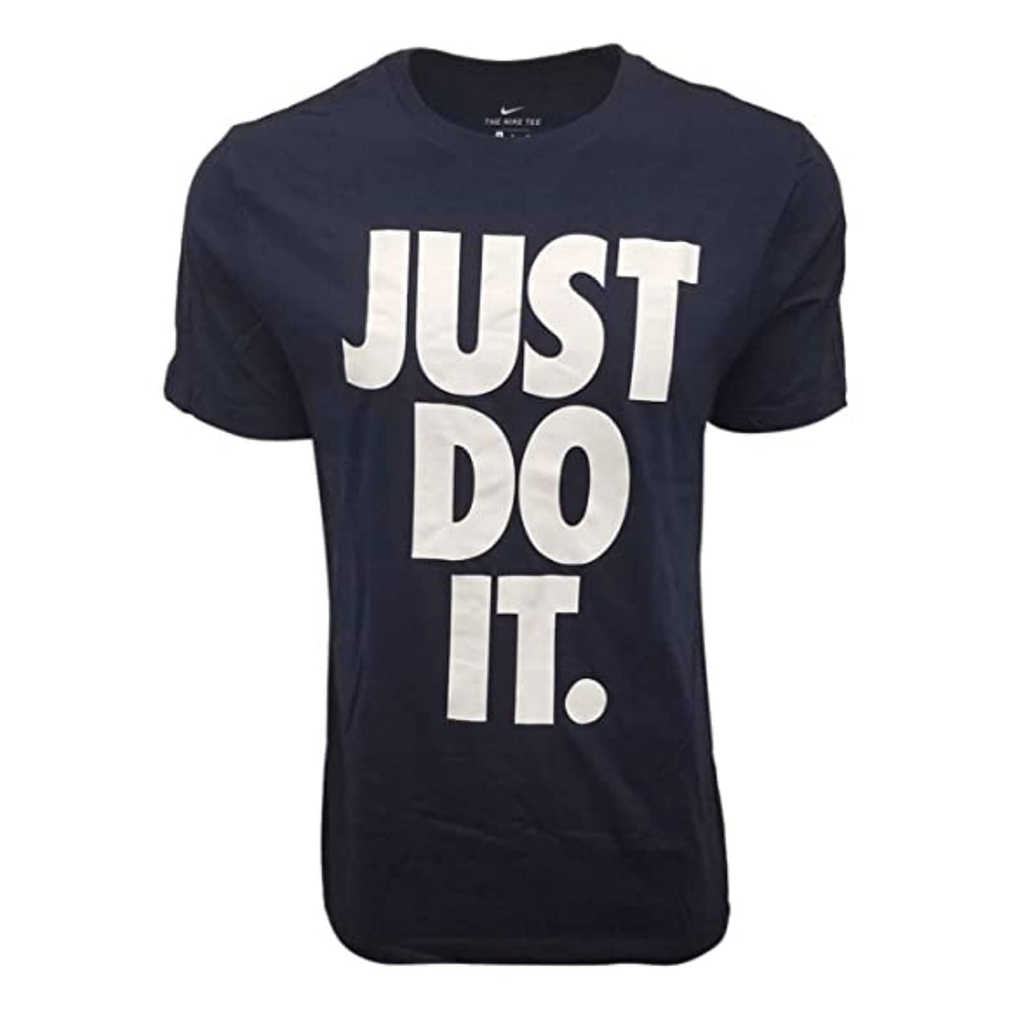 Nike Mens Just Do It Big Logo T-Shirt (Small Navy)
