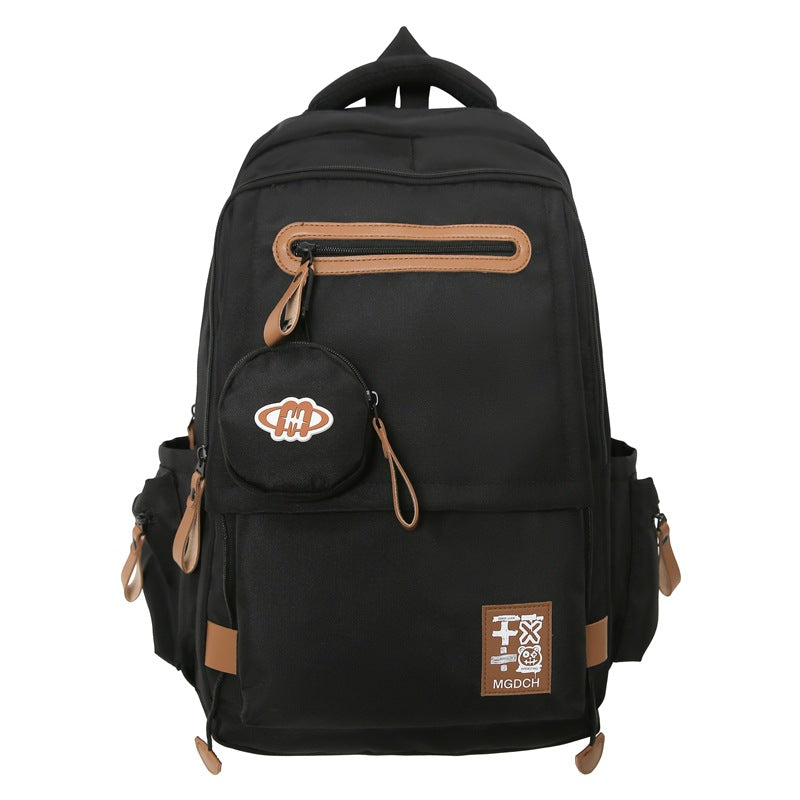 New Large-capacity Backpack Middle School Students Schoolbag