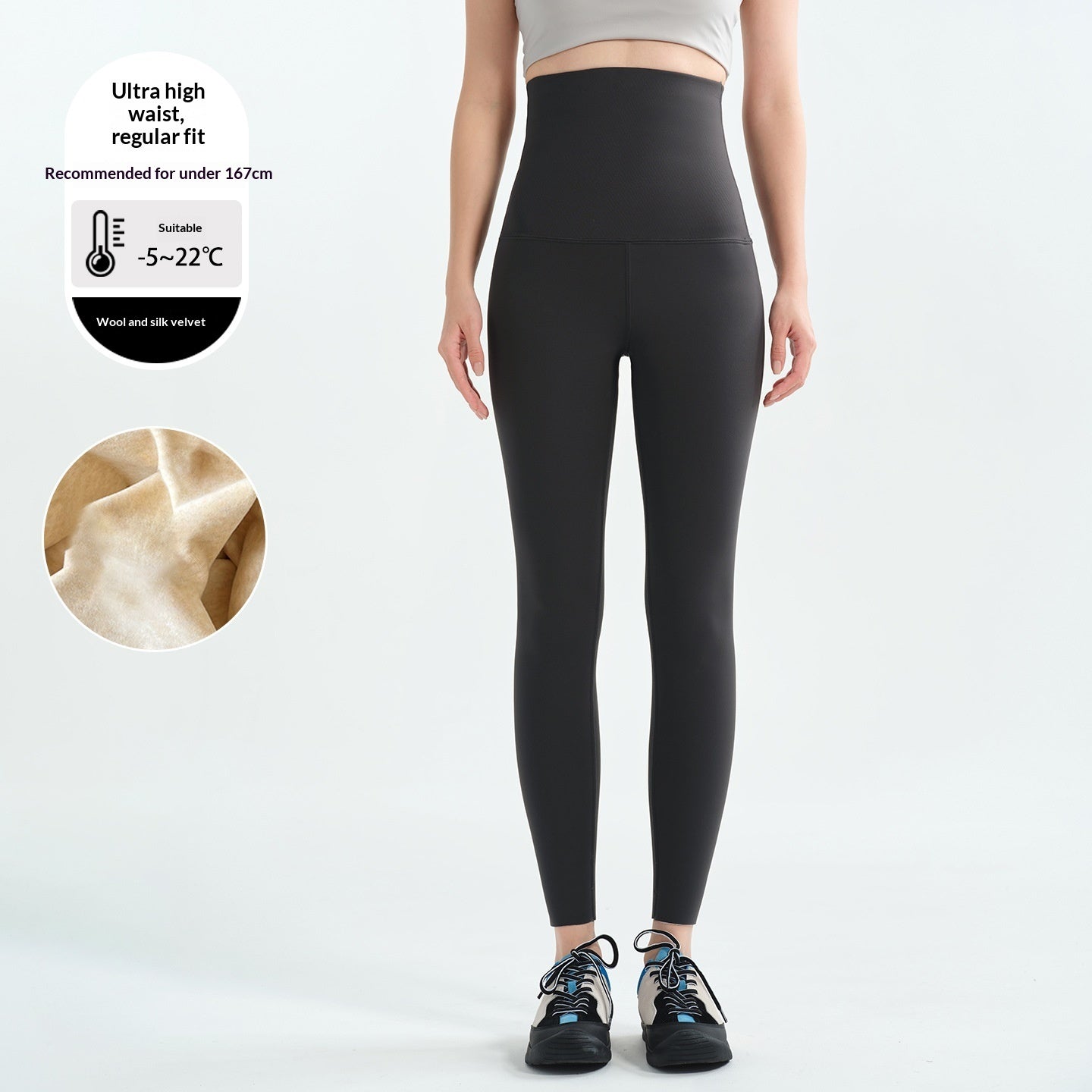 High-waisted Tummy-control Fitness Yoga Pants