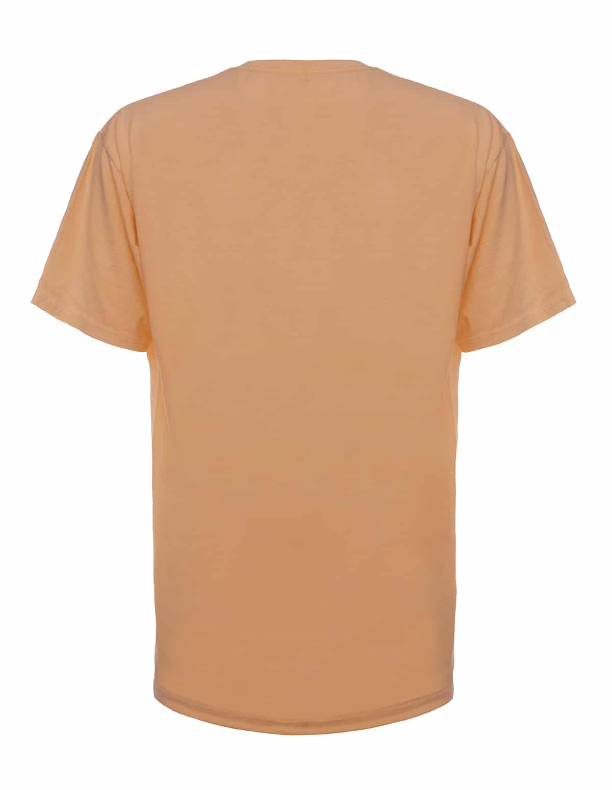 Prenda teñida naranja neón