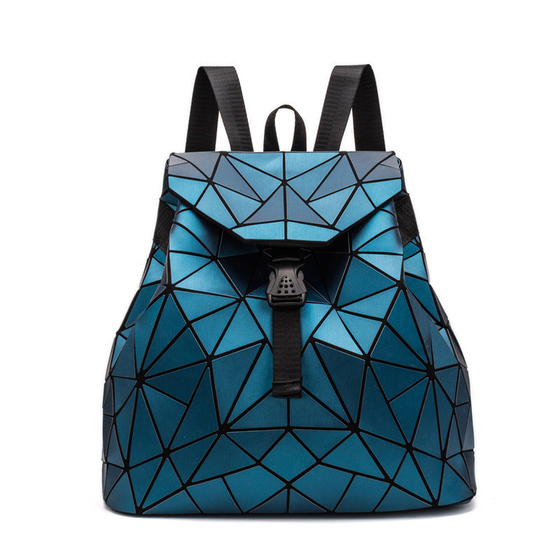 Ladies Fashion Geometric Backpack See size chart under “more details”